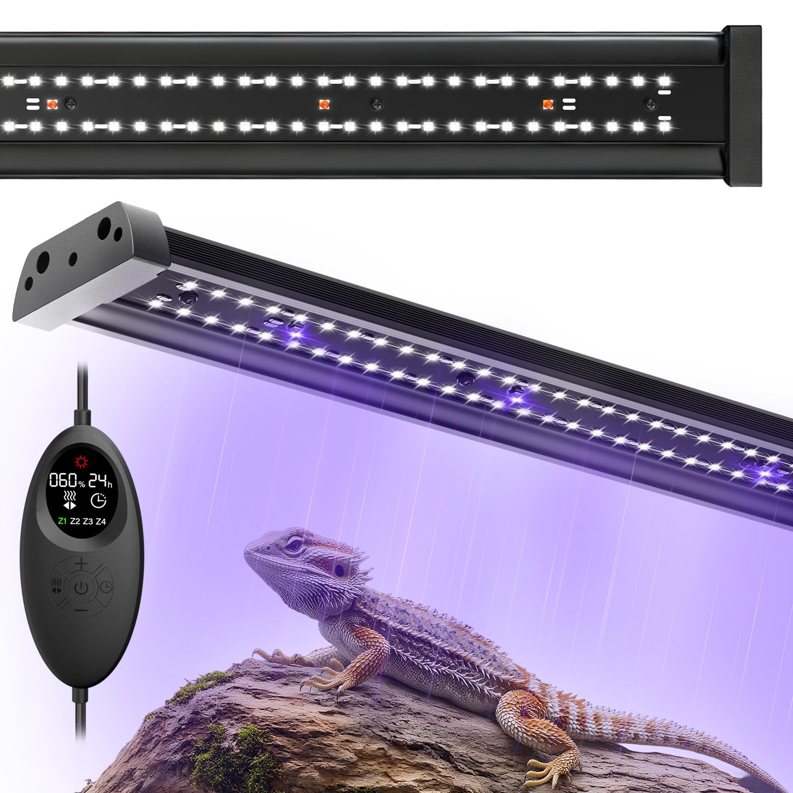 Amazon.com: Capybland UVB Light for Reptiles, 28.5IN 18W LED UVA